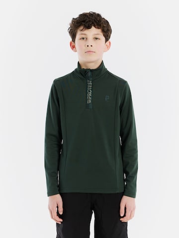PROTEST Athletic Sweatshirt 'REWILLOWY JR' in Green
