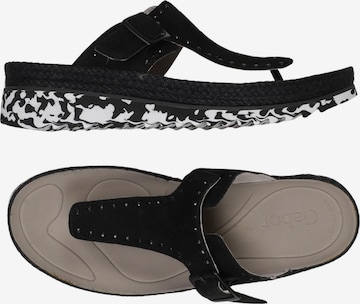 GABOR Sandalen 39 in Schwarz: Vorderseite