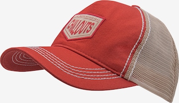 Cappello da baseball 'Portsmouth' di chillouts in rosso: frontale