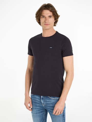 T-Shirt Calvin Klein en bleu : devant