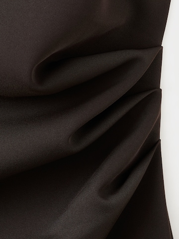 MANGO Šaty 'DELIA' - Hnedá