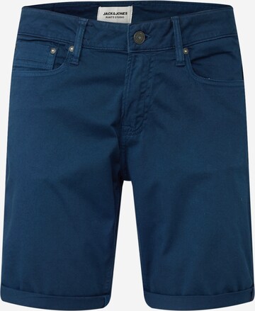 Regular Pantalon JACK & JONES en bleu : devant