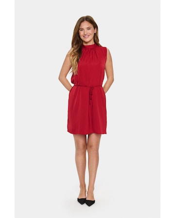 SAINT TROPEZ Dress in Red: front