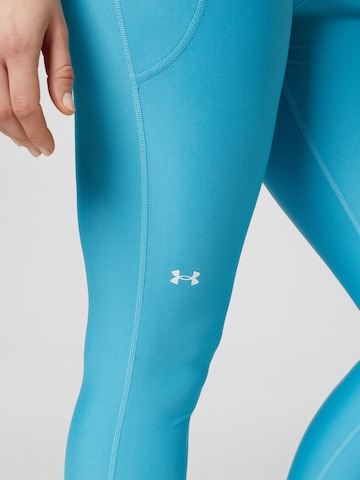 UNDER ARMOUR Skinny Športne hlače | modra barva