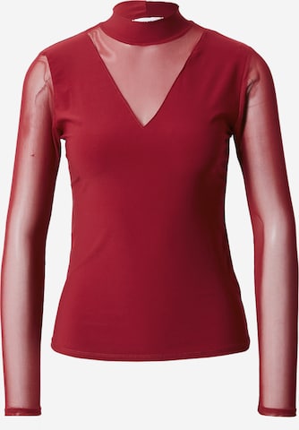 Warehouse Shirt in Rood: voorkant