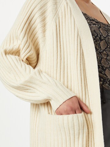 Gina Tricot Knit Cardigan 'Beccy' in Beige