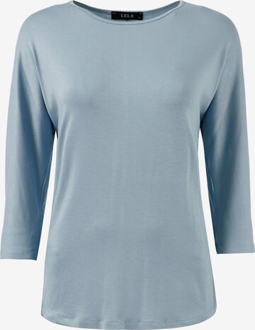 LELA Shirt in Blauw: voorkant