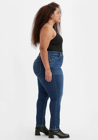 Levi's® Plus Skinny Jeans '721 PL Hi Rise Skinny' i blå