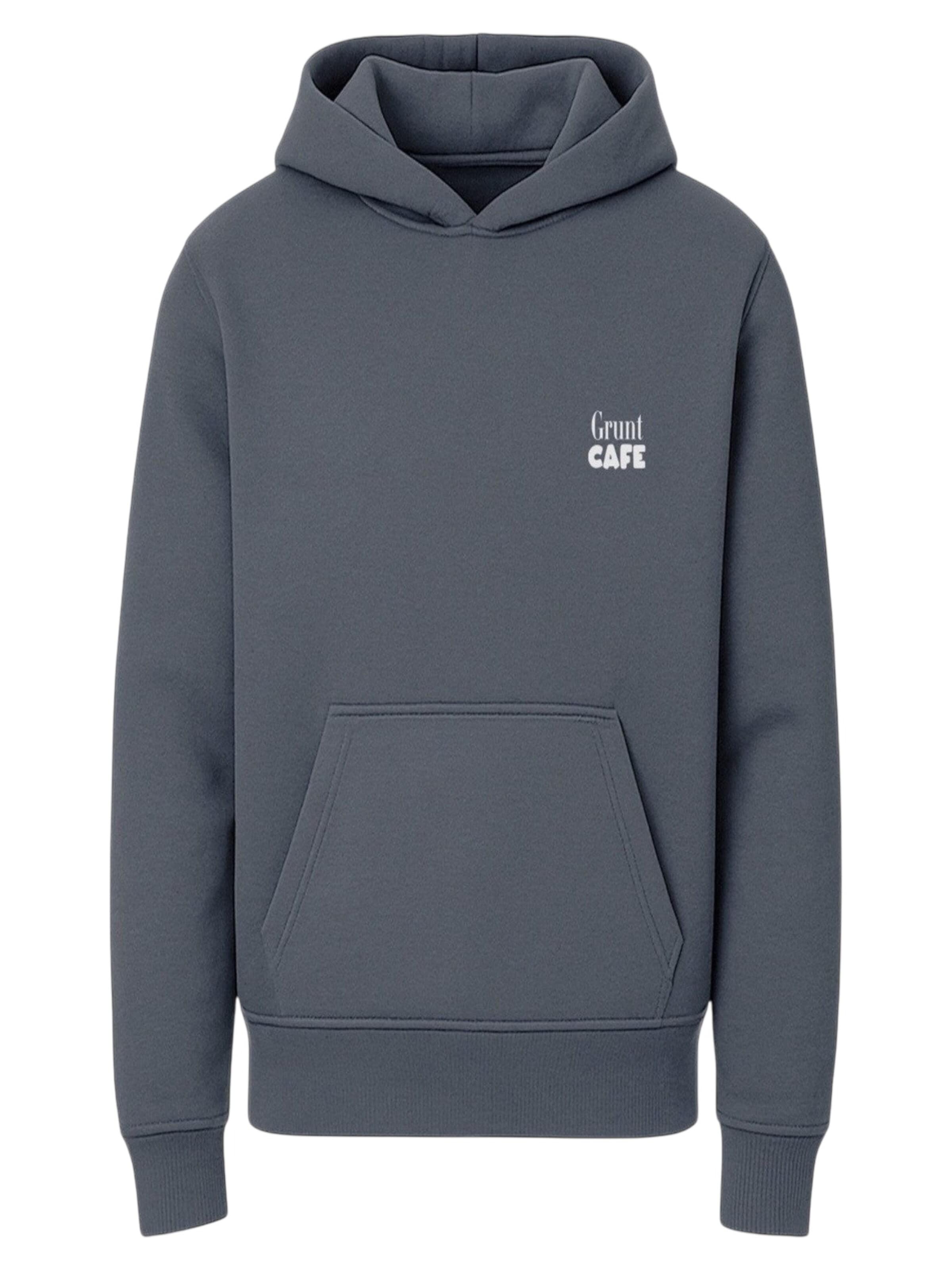 GRUNT Sweatshirt 'GRUNT GRJoseph Hood Sweat Hoody' in Grey: front