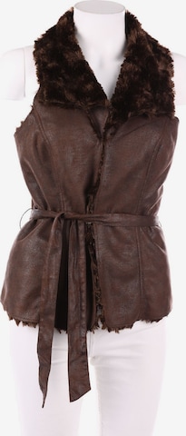 Promod Vest in XS in Brown: front