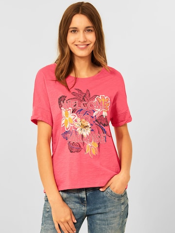 CECIL T-shirt i rosa: framsida
