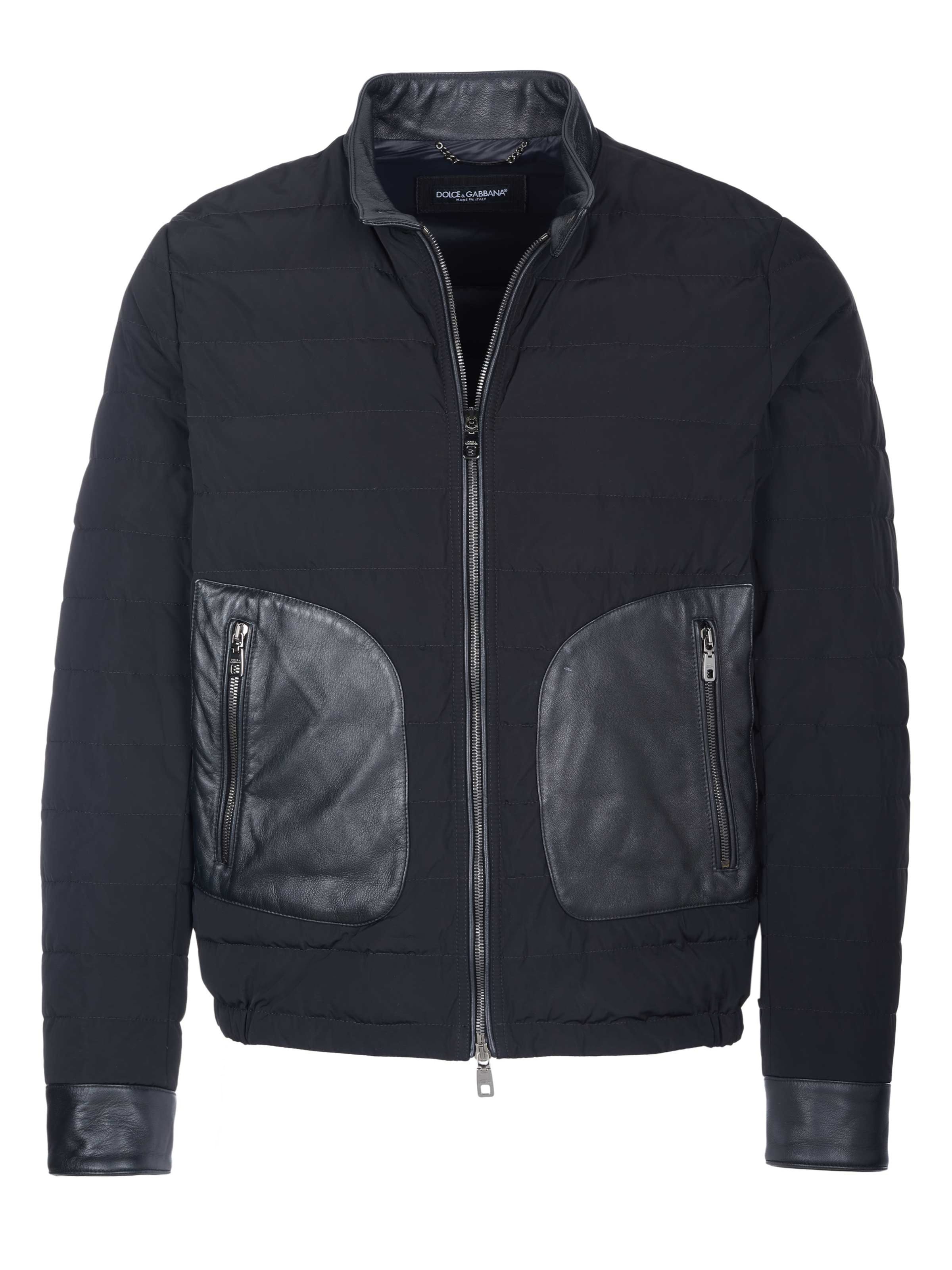 DOLCE & GABBANA Tussenjas in Zwart: voorkant