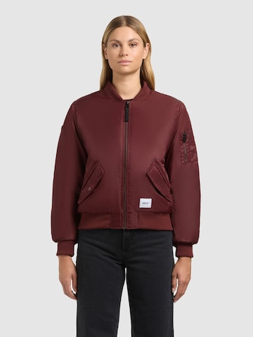Veste d’hiver 'Kasia' khujo en rouge : devant