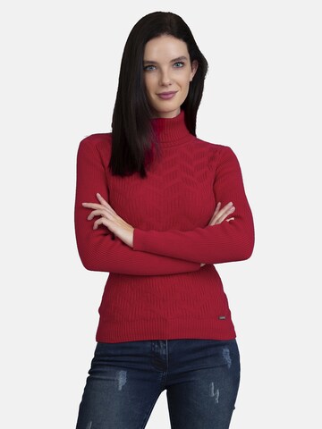Pullover 'Zoey' di Sir Raymond Tailor in rosso: frontale