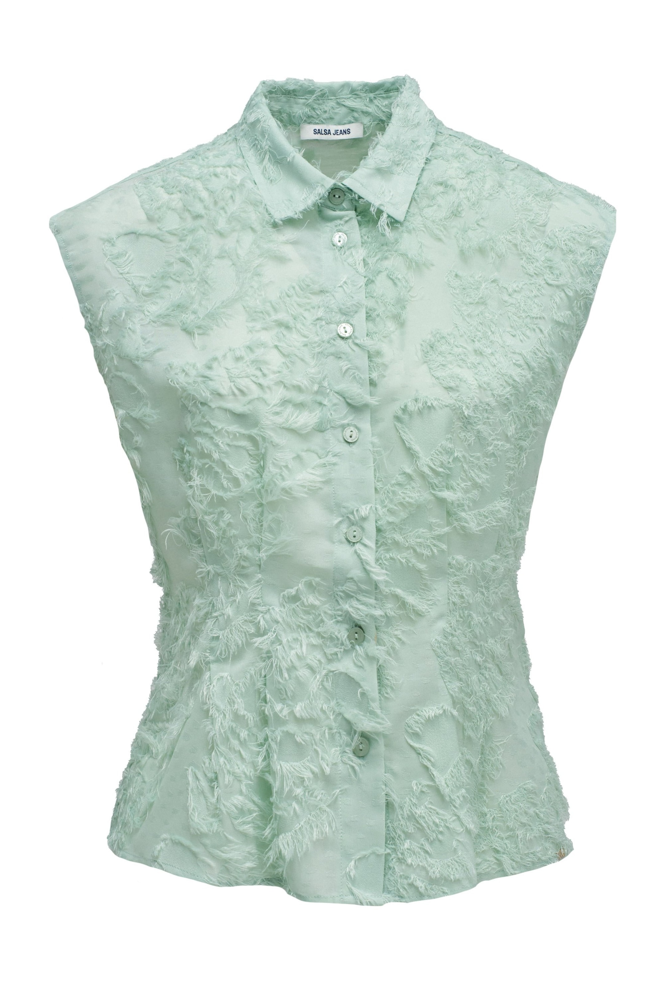 Salsa Jeans Blouse in Green: front