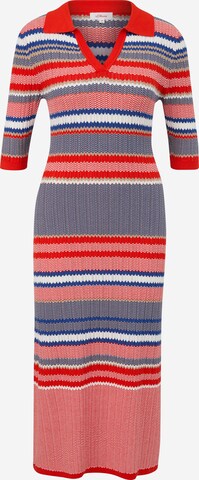 s.Oliver Knitted dress in Blue: front