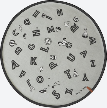 OYOY LIVING DESIGN Teppich 'The Alphabet' in Grau: predná strana