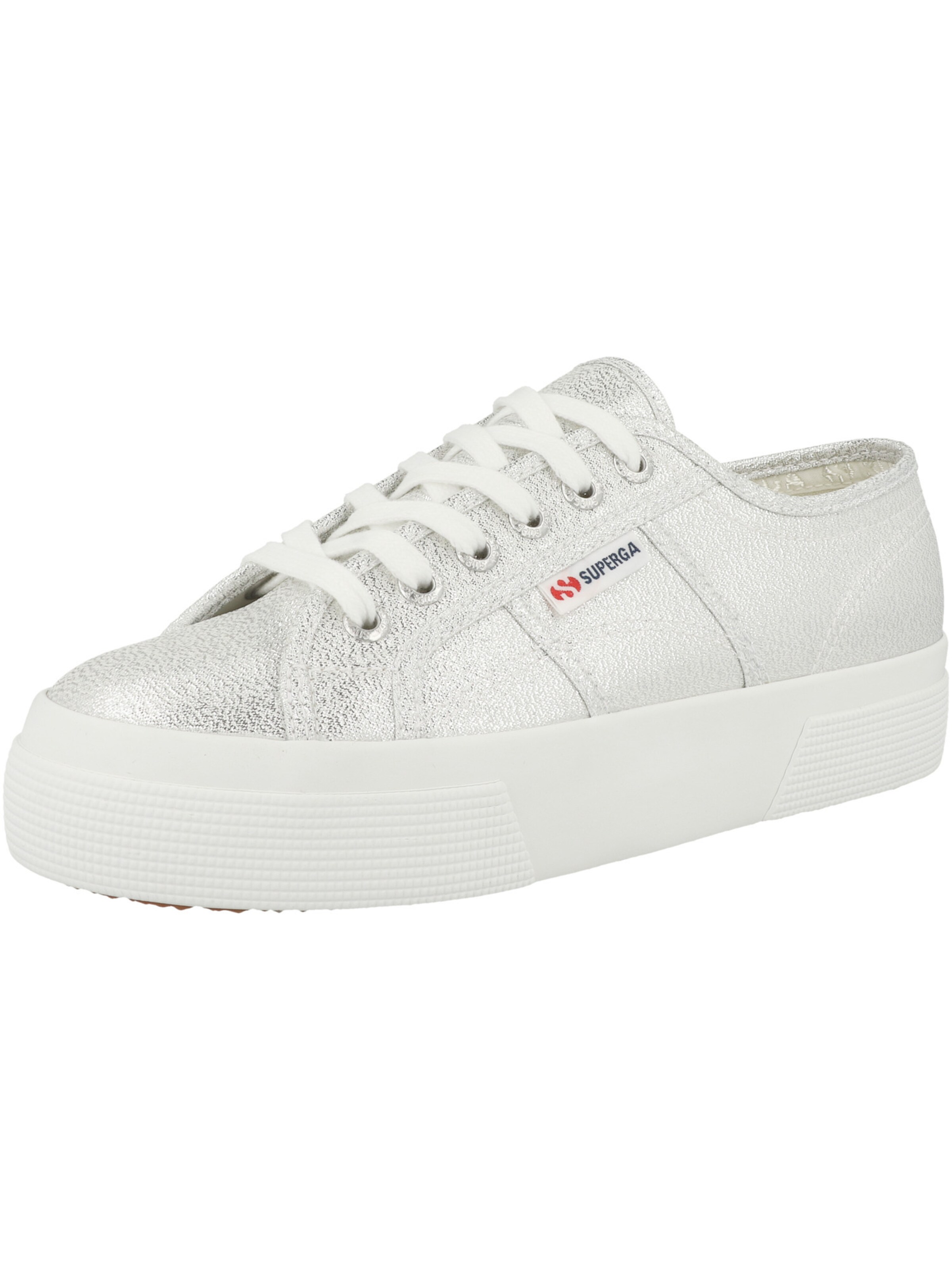 SUPERGA Sneakers laag 'Lame' in Zilver: voorkant