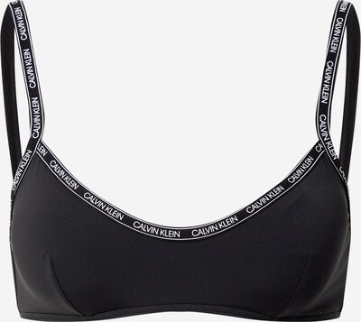 Calvin Klein Swimwear Bikinioverdel i sort / hvid, Produktvisning