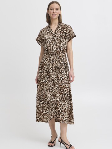 b.young - Vestido camisero 'BYMMMJoella' en beige: frente