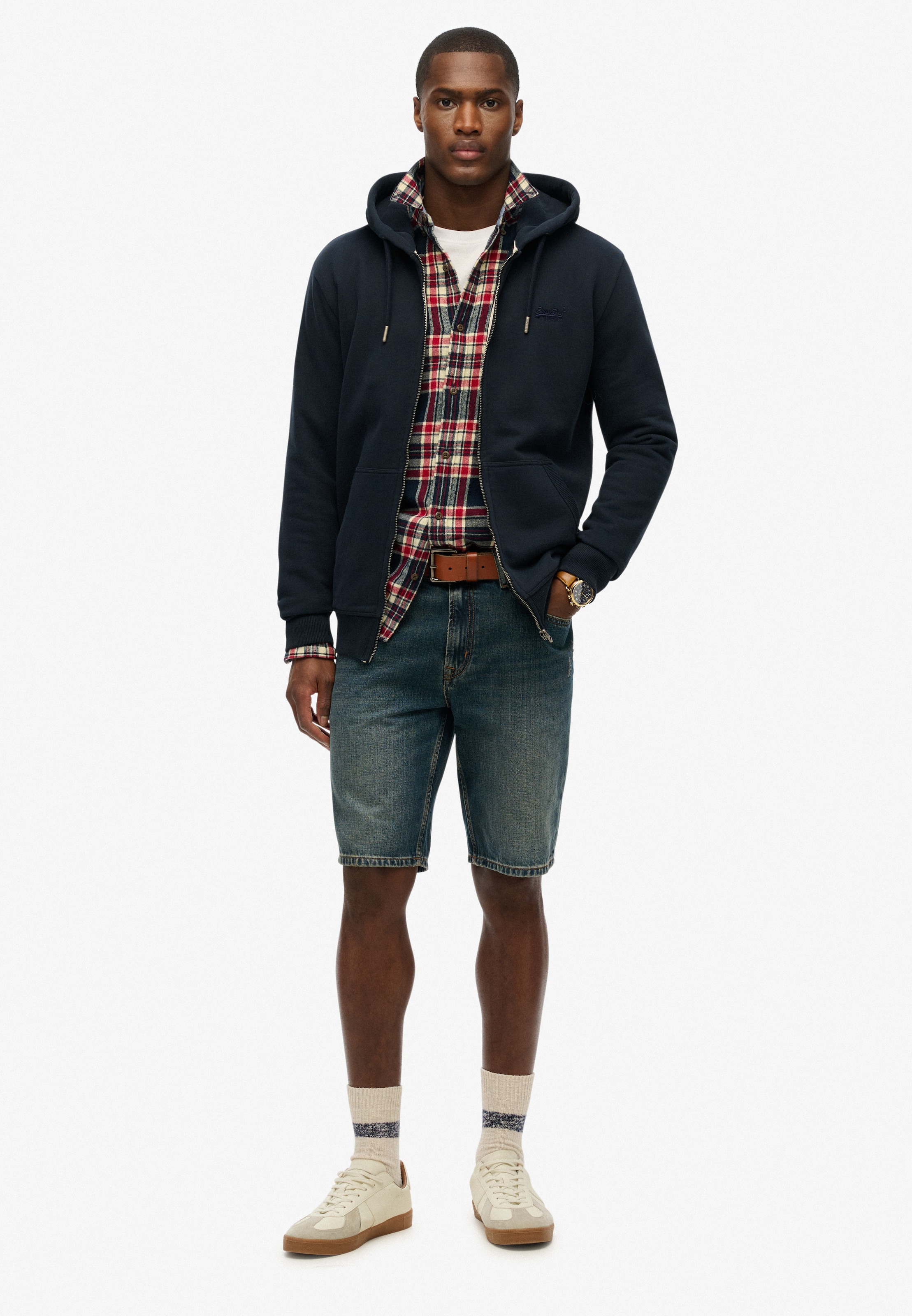 Superdry & Co Sweatjacke 'Essential' in Blau