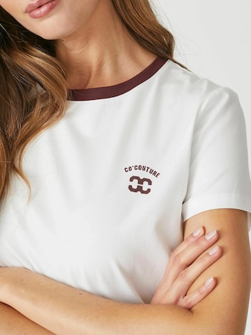 T-shirt 'Siara' co'couture en blanc