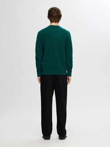 SELECTED HOMME Pullover in Grün