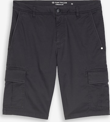 TOM TAILOR Szabványos Cargo nadrágok - szürke: elől