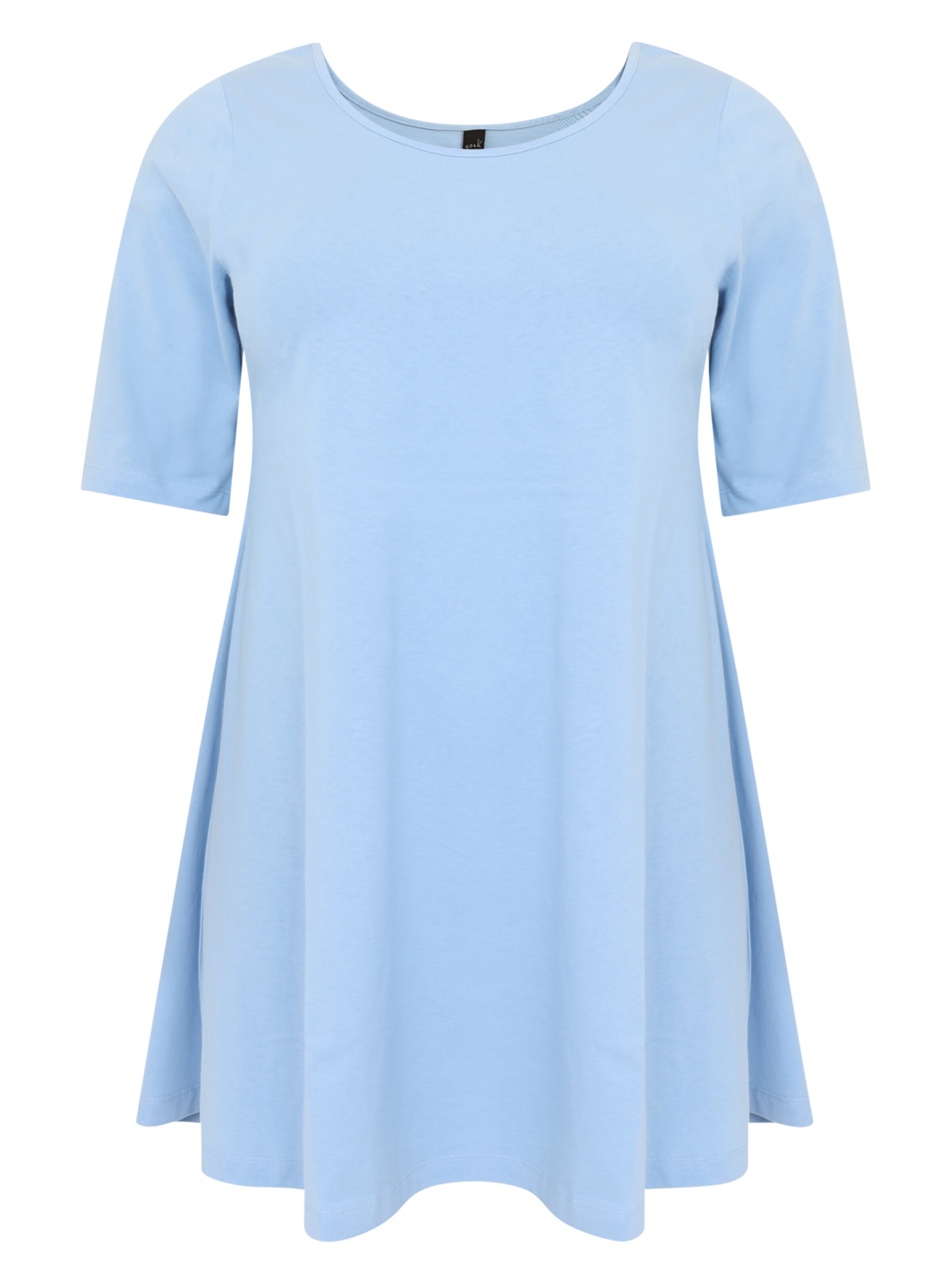 YOEK Shirt 'Lieke' in Blauw: voorkant