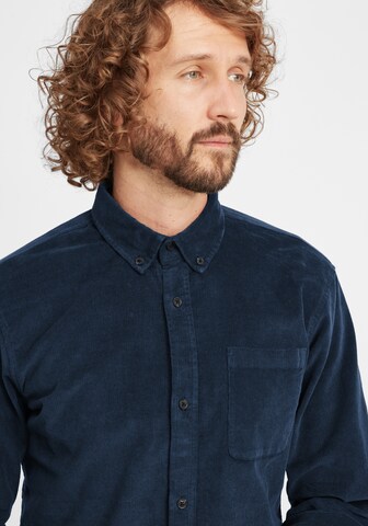 BLEND Regular Fit Hemd 'Clody' in Blau