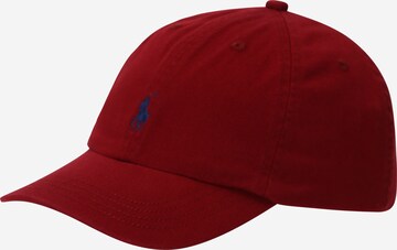 Chapeau Polo Ralph Lauren en rouge : devant