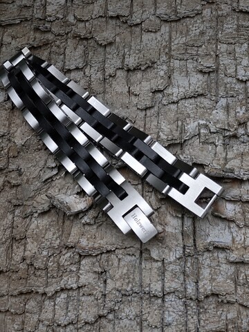Holzwerk Armband 'SANDASEE'‌‌‌ in Silber