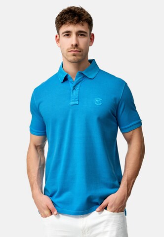 INDICODE JEANS Shirt ' Jorah ' in Blauw: voorkant