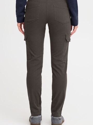 Coupe slim Pantalon cargo 'Paler' Oxmo en gris