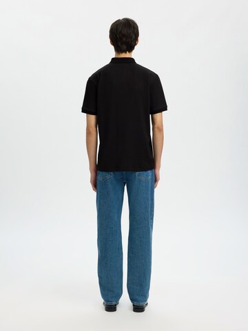 T-Shirt 'SLHFave' SELECTED en noir