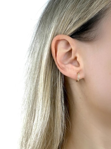 MUSE of my own Ohrringe 'Zigzag huggies'‌‌‌‌‌‌‌‌ in Gold