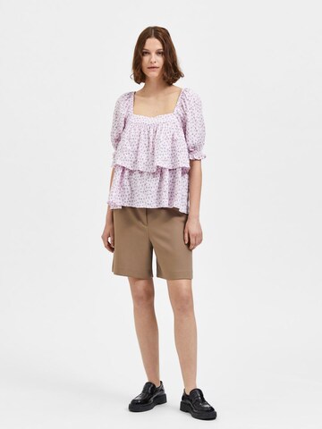SELECTED FEMME Blouse in Lila
