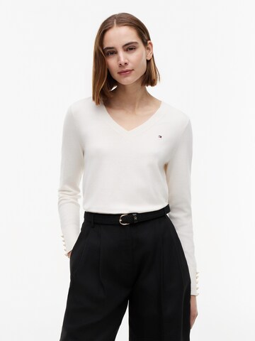 TOMMY HILFIGER Trui in Beige: voorkant