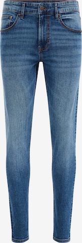 WE Fashion Skinny Jeans in Blauw: voorkant