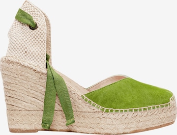 Sandalo di Alhamas in verde: frontale