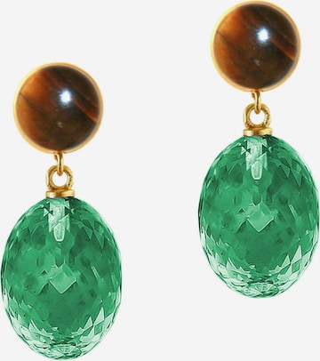 Boucles d'oreilles Gemshine en vert