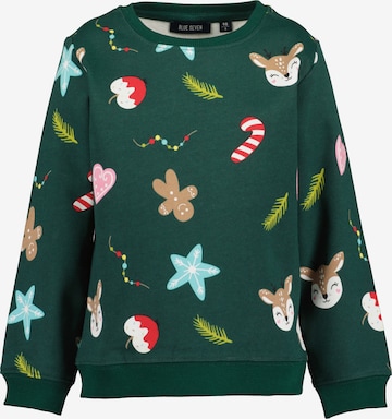 BLUE SEVEN Sweatshirt in Grün: Vorderseite