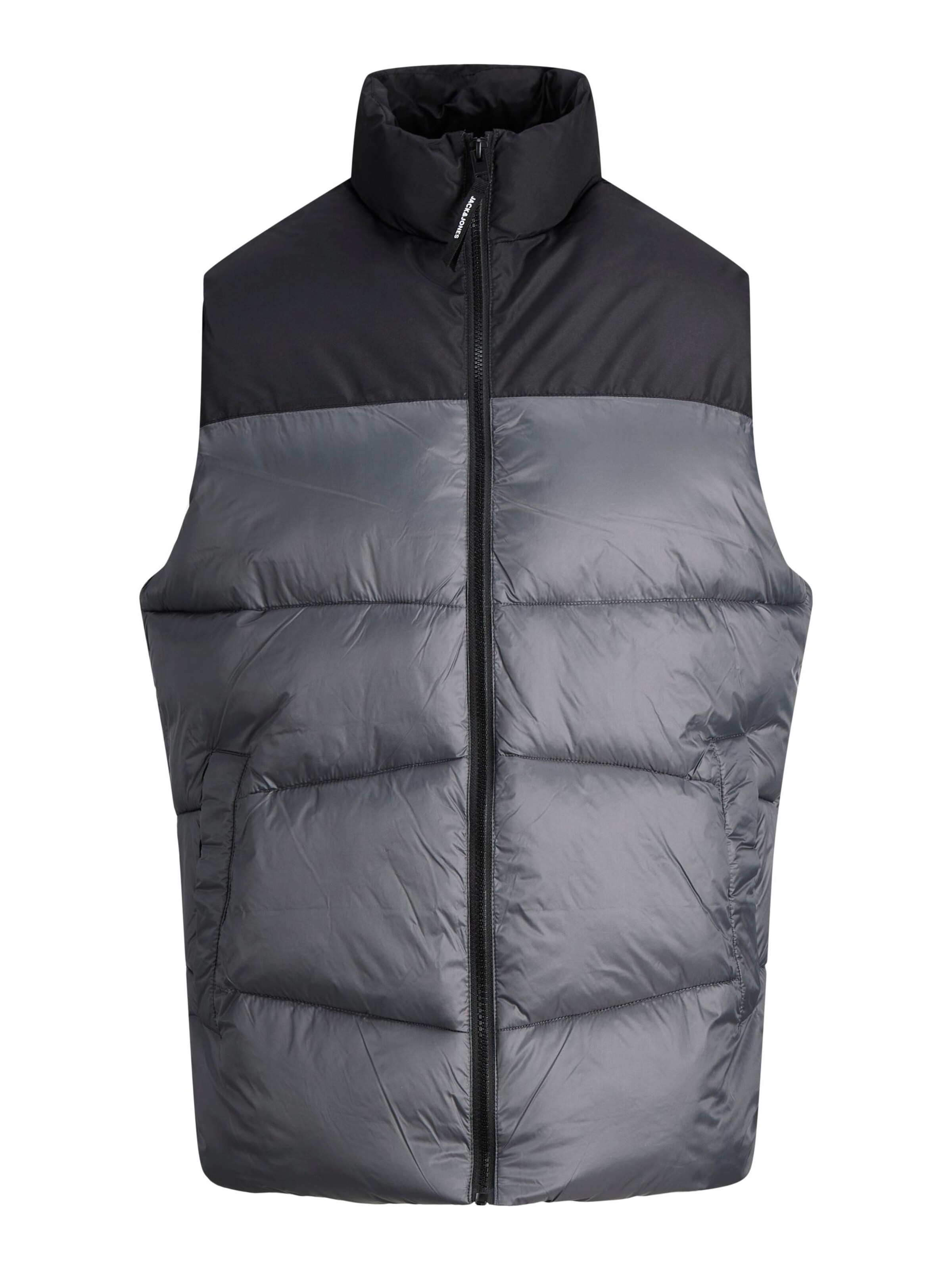JACK & JONES Bodywarmer 'JJChili' in Grijs: voorkant