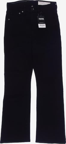 rag & bone Jeans in 25 in Black: front