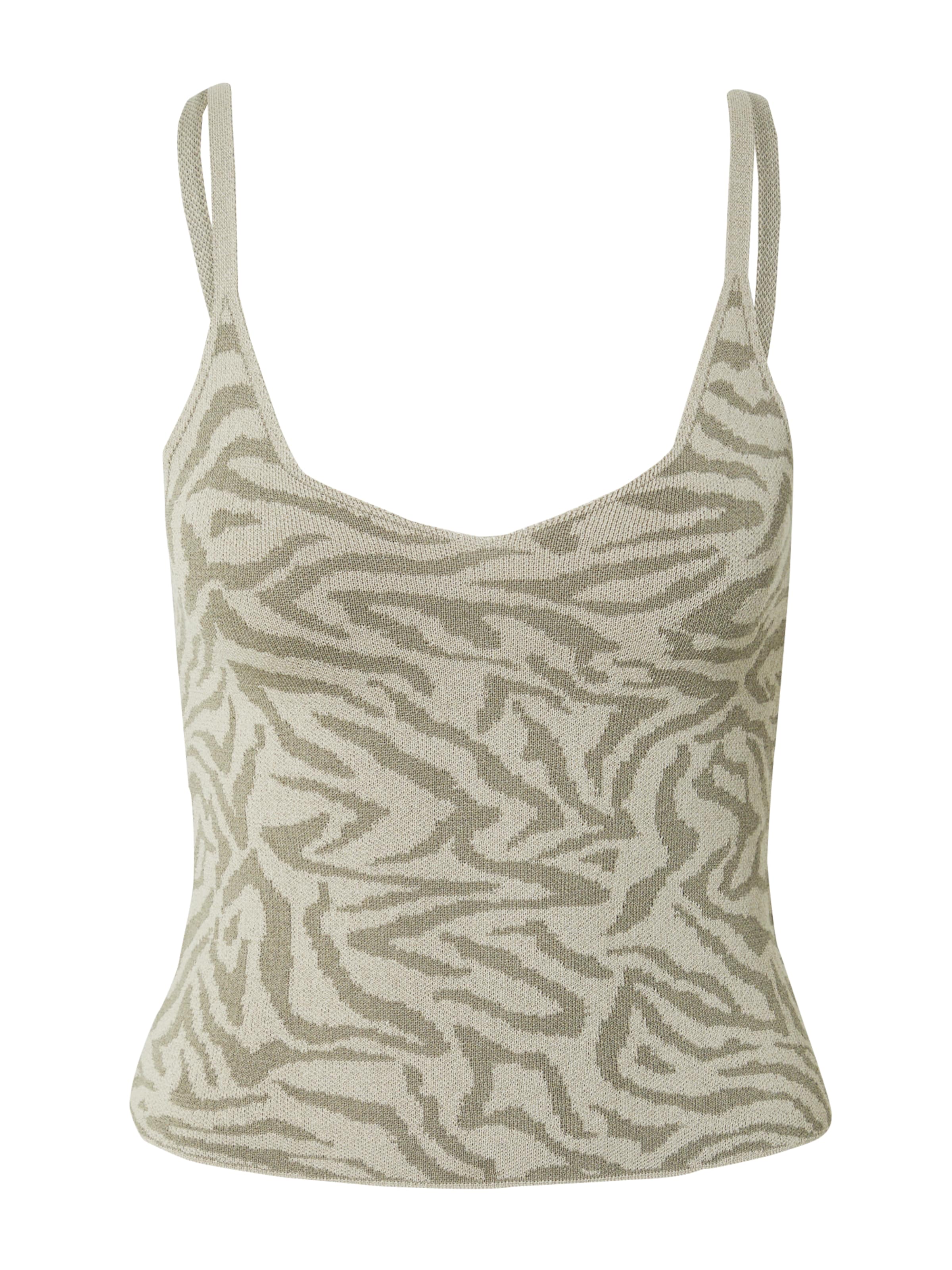 Guido Maria Kretschmer Women Top 'Gigi' en gris / menta, Vista del producto