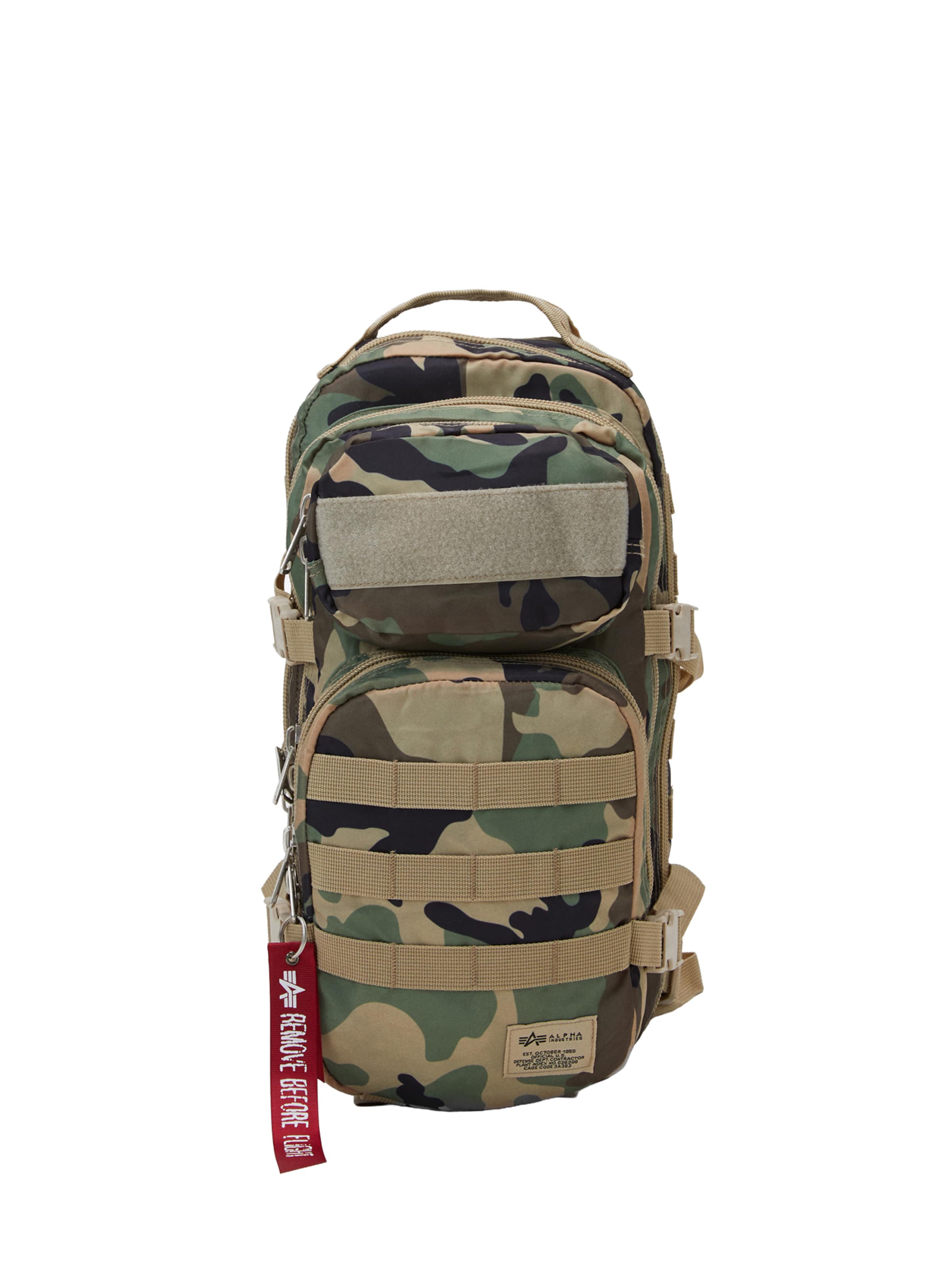 ALPHA INDUSTRIES Batoh - Béžová: predná strana