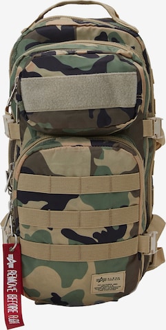 ALPHA INDUSTRIES Рюкзак в Бежевый: спереди