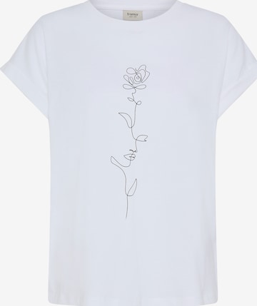 balta Fransa Marškinėliai 'FRGALI': priekis