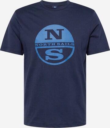 T-Shirt North Sails en bleu : devant