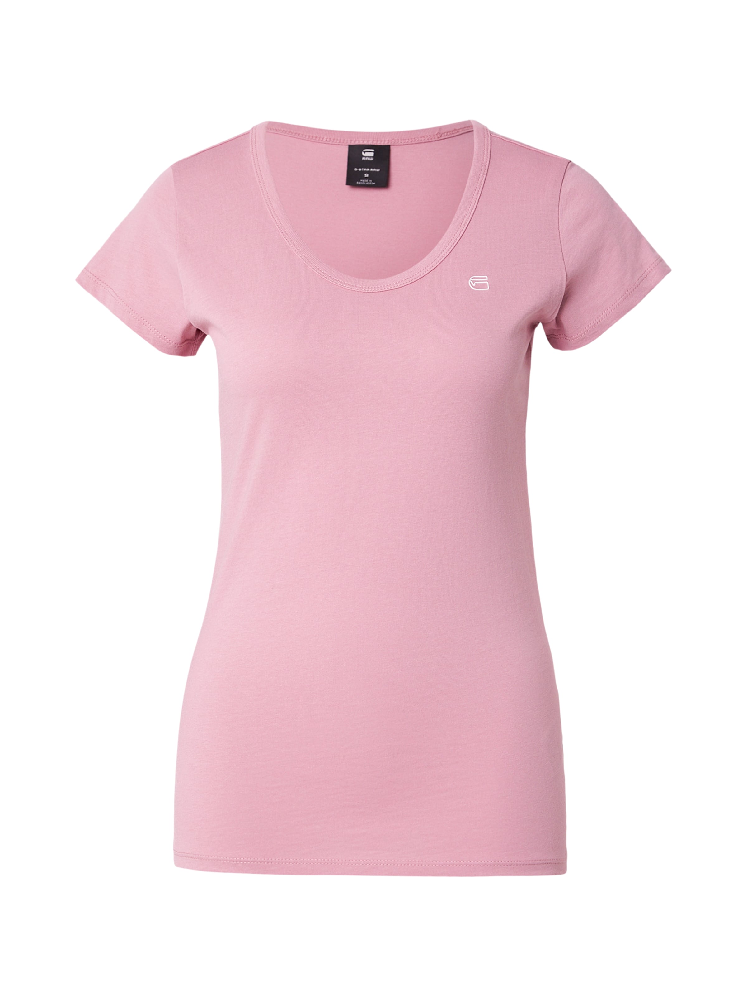 G-STAR T-shirt i rosa: framsida
